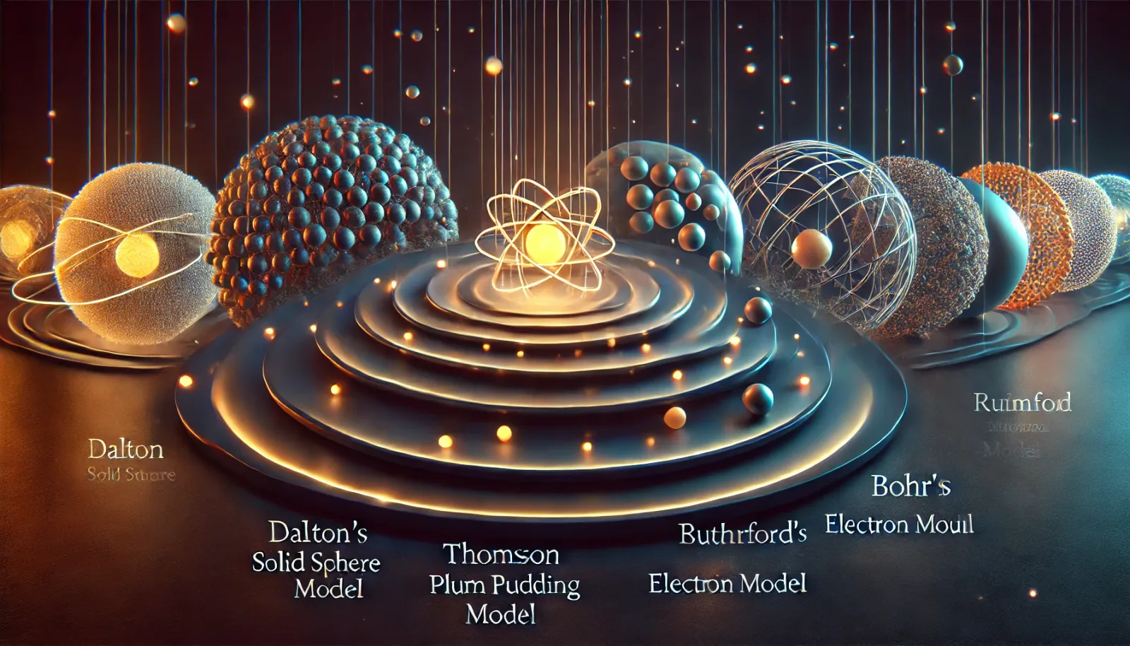 Atomic Model With Python