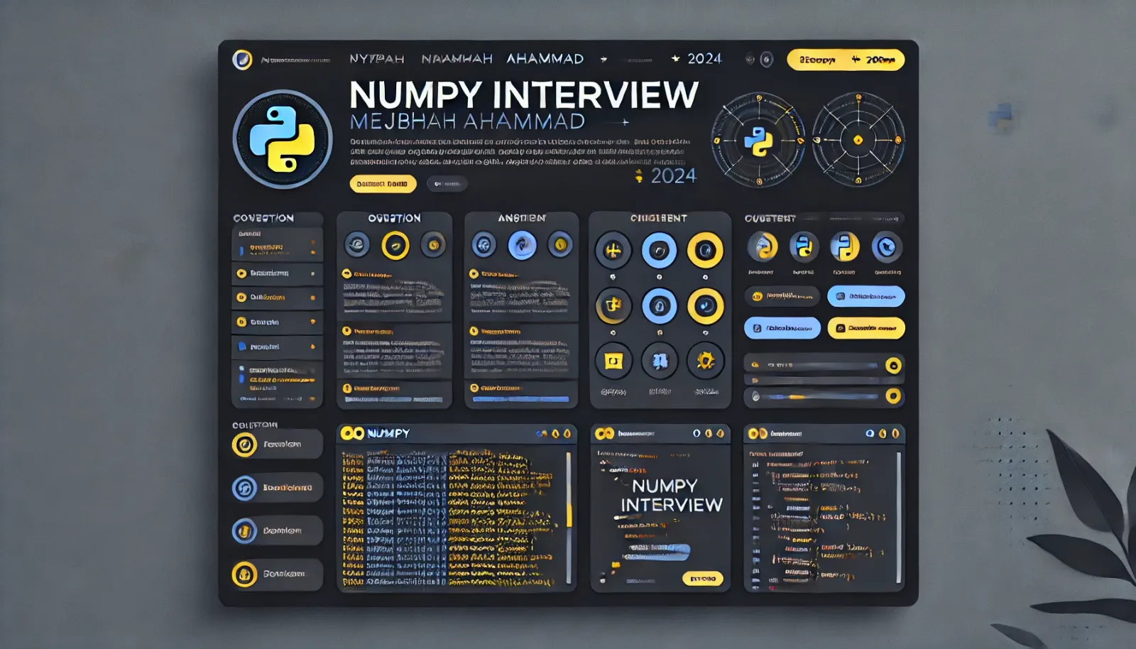 Numpy Interview