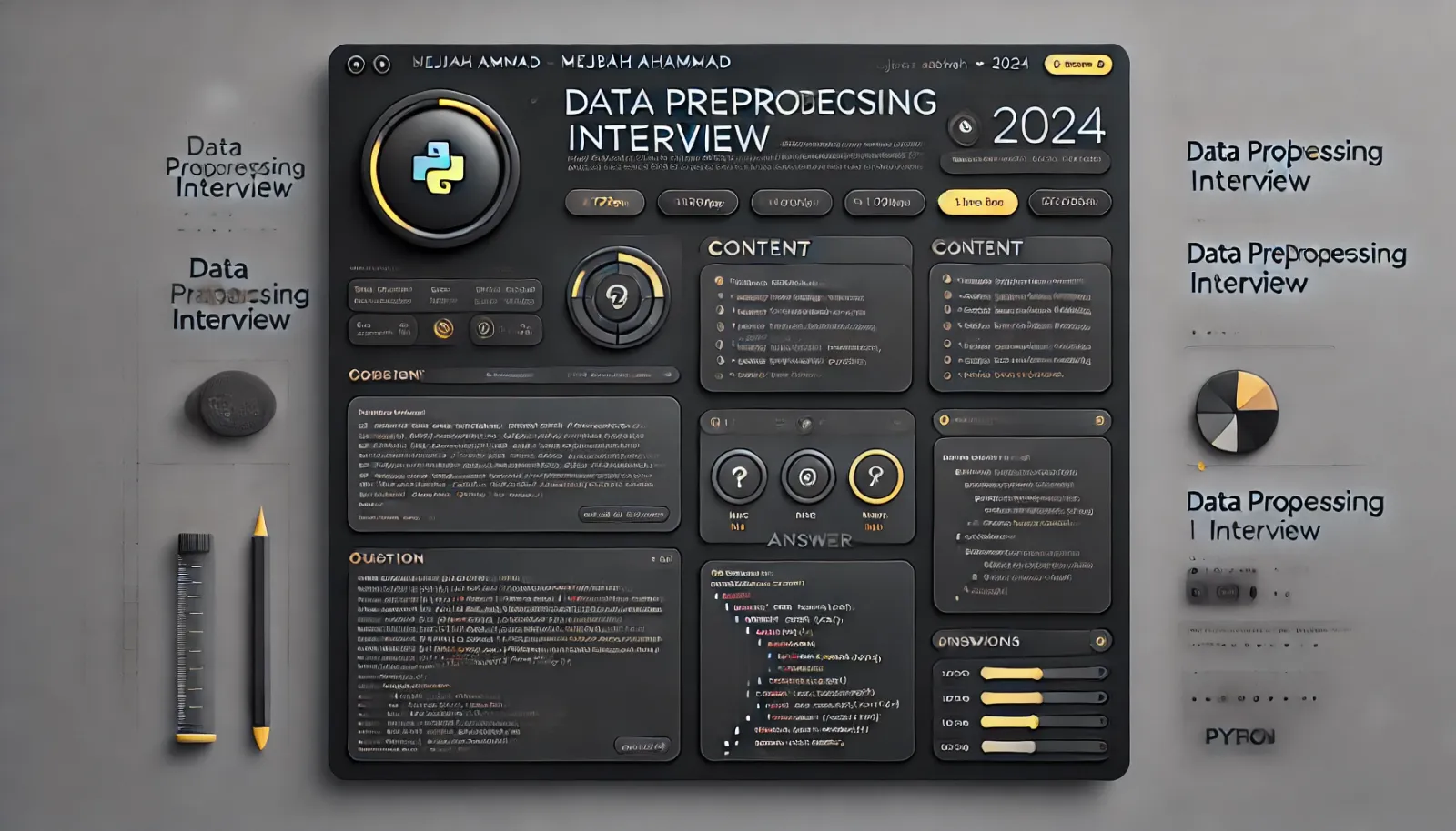 Data Preprocessing Interview