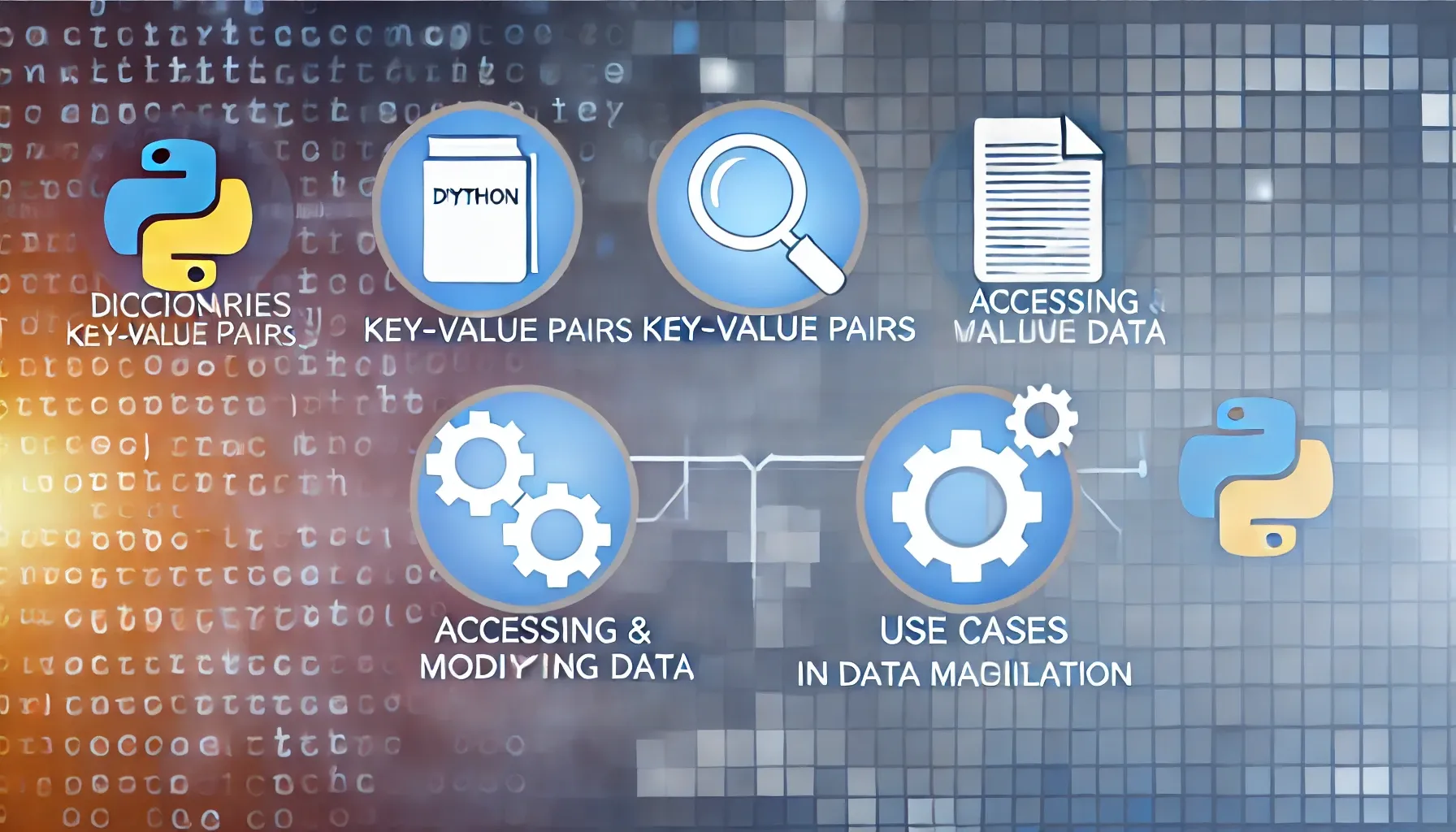 Dictionaries in Python: Key-Value Pairs, Accessing & Modifying Data, Use Cases in Data Manipulation